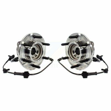 KUGEL Front Wheel Bearing And Hub Assembly Pair For 2009-2010 Hummer H3 H3T K70-101490